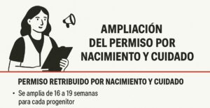 Ampliación permisos por nacimiento y cuidados