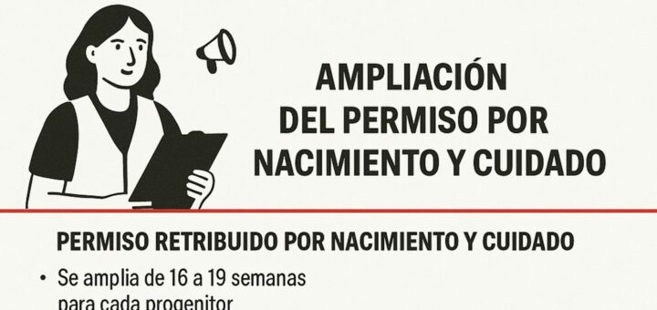 Ampliación permisos por nacimiento y cuidados